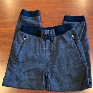 Boys sweatpants - gray with black